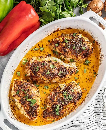 Cajun Stuffed Chicken Breast