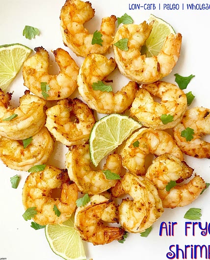Air Fryer Shrimp (Low-Carb, Paleo, Whole30)