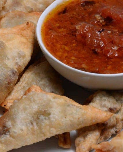 Djibouti Samosas (Meat and Onion Pastry)