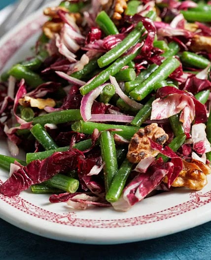 Green Bean and Radicchio Salad With Walnuts - Ellie Krieger