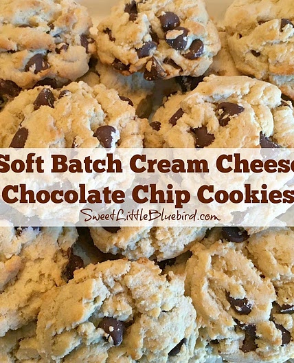 Soft Batch Cream Cheese Chocolate Chip Cookies