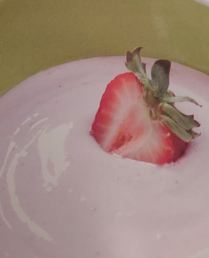 Strawberry Coconut Pudding