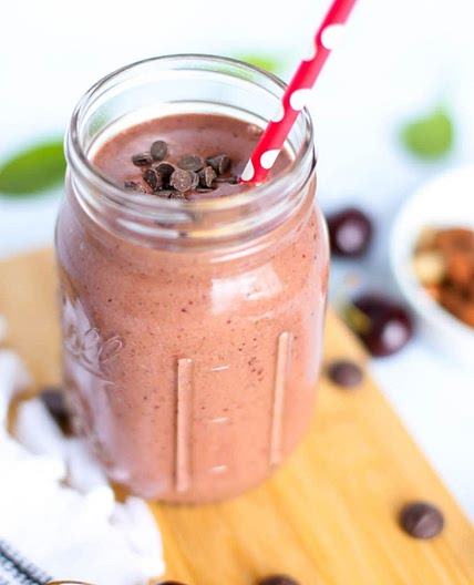 Chocolate Covered Cherry Smoothie