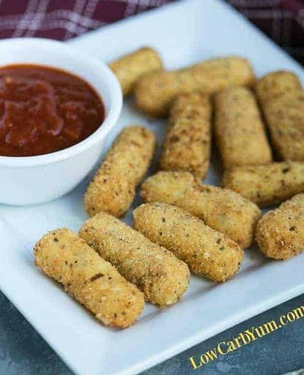 Low Carb Mozzarella Sticks