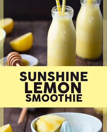 Sunshine Lemon Smoothie