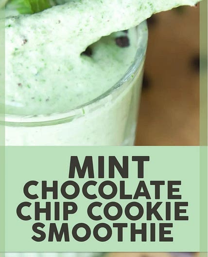 Peppermint Chocolate Chip Smoothie