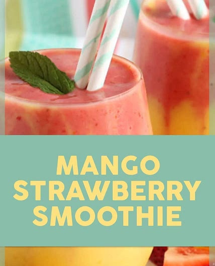Mango Strawberry Smoothie