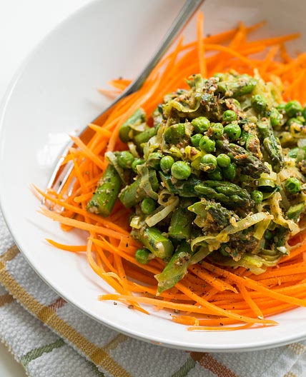 Glowing Green "Pasta" Primavera