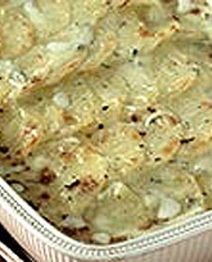 Blue Cheese Scalloped Potatoes