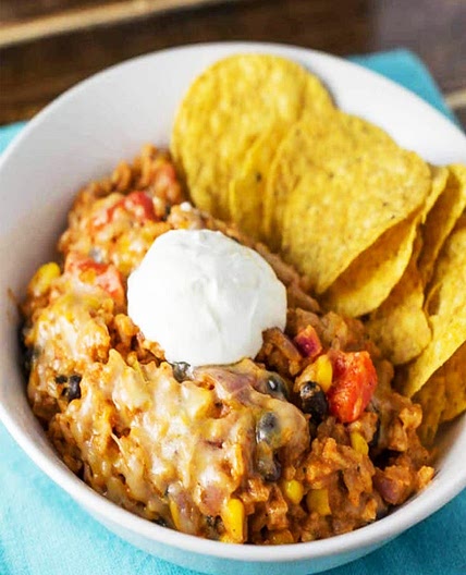 Vegetarian Mexican Rice Casserole