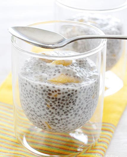 Mango Coconut Chia Pudding