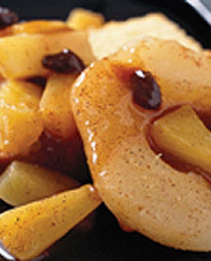 Compote de fruits chaude d'hiver