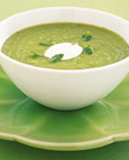 Soupe aux petits pois du printemps