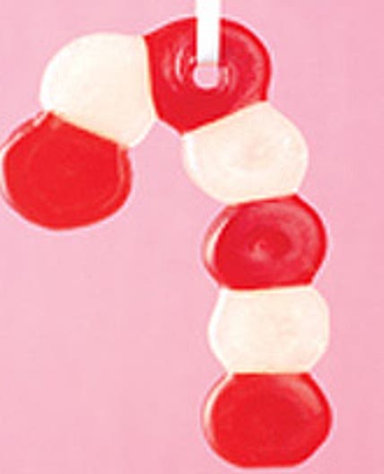 Canne de bonbon décorative