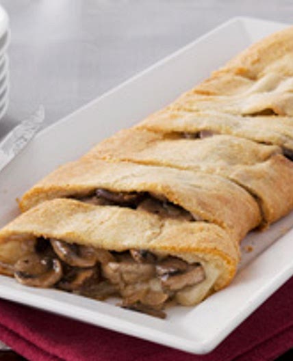 Strudel aux champignons