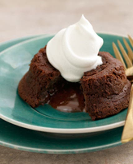 Petits gâteaux fondants au chocolat noir