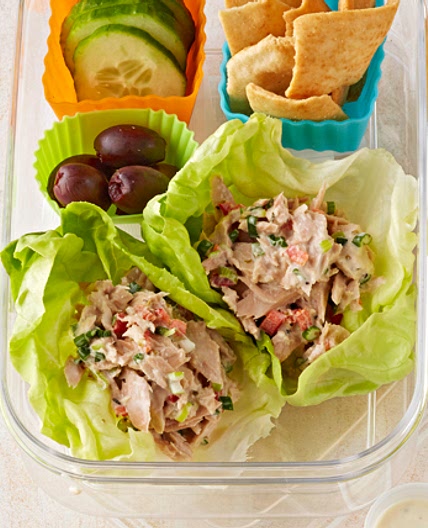 Mediterranean Tuna Lettuce Wraps
