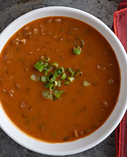Soupe crémeuse de lentilles à la mijoteuse