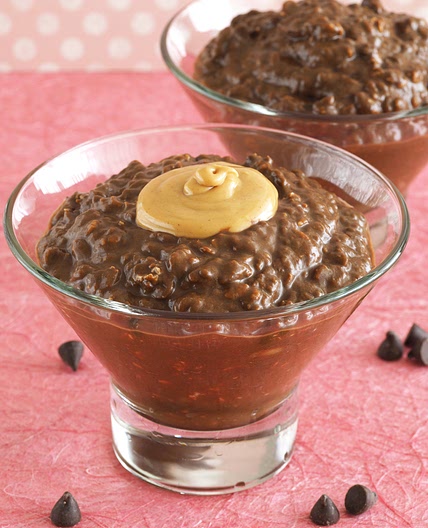 Chocolate Peanut Butter Fudge Overnight Oats
