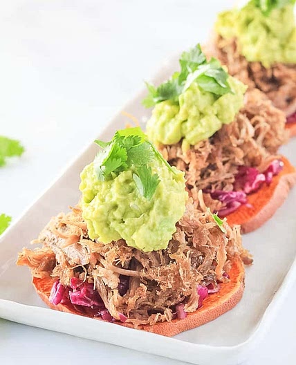 Carnitas Sweet Potato Sliders {Whole30, Paleo, GF}