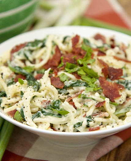 Bacon Florentine Pasta