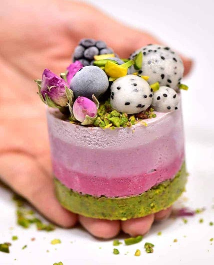 Cherry Pistachio Cheesecake