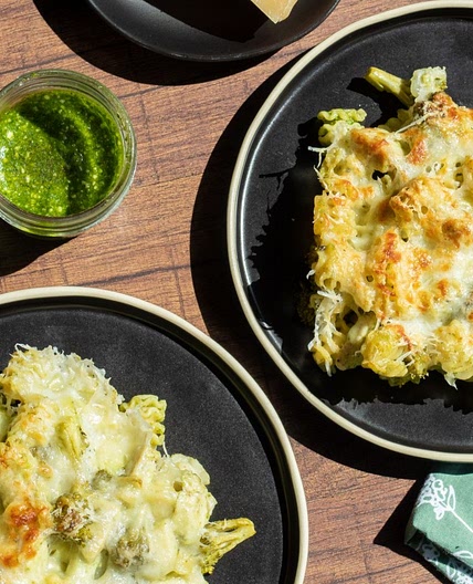 Chicken Pesto Pasta Bake