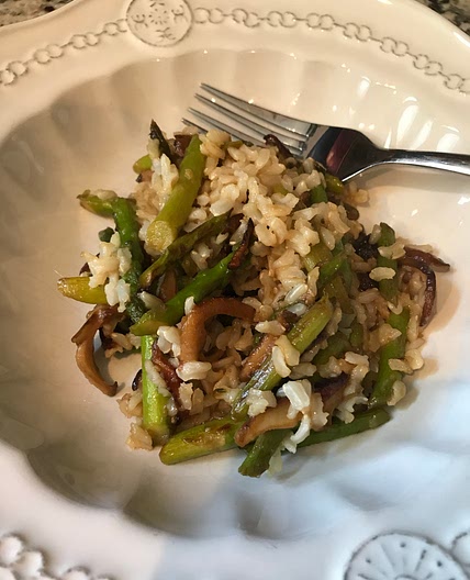 Mushroom Asparagus Stir-fry