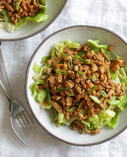 Asian Lettuce Wrap Chicken Chopped Salad