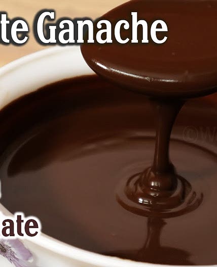 Chocolate Ganache Recipe | Chocolate ganache with cocoa powder | Chocolate Sauce