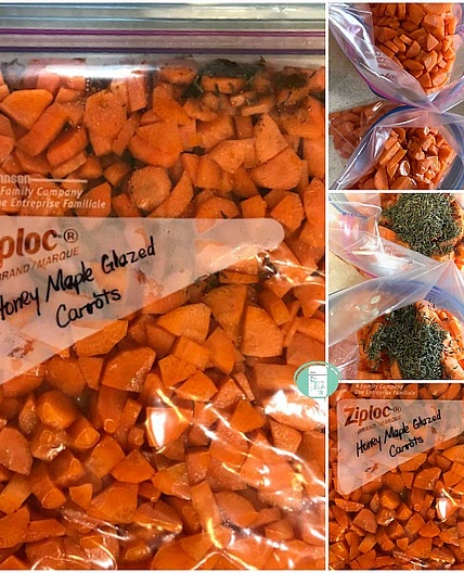 Honey Maple Glazed Carrots Recipe(FREEZER MEAL)