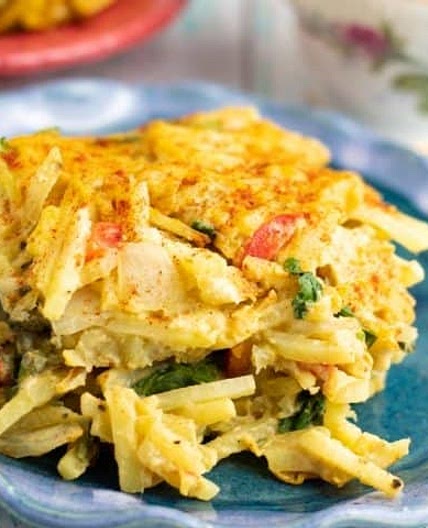 Vegan Hash Brown Breakfast Casserole