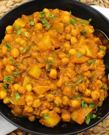 Chickpea potato curry