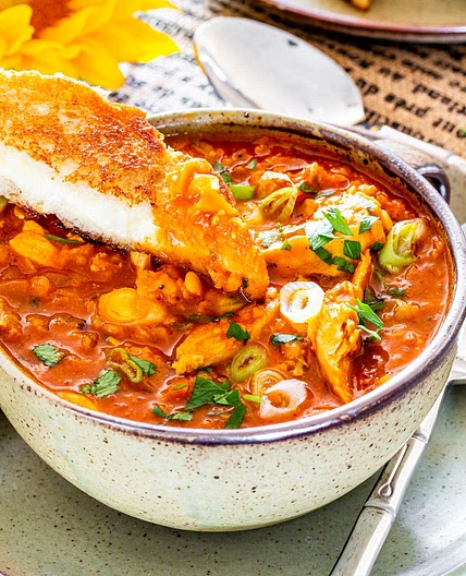 Red Lentil Chicken Soup