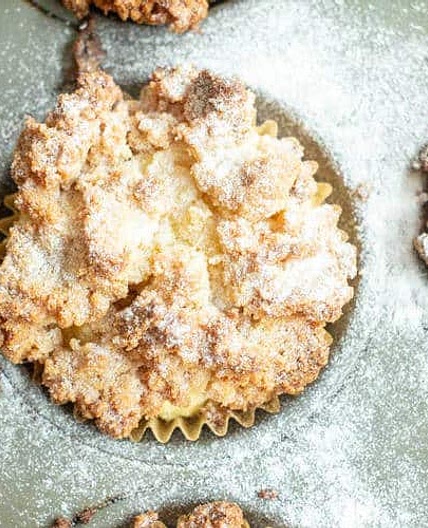 Keto Coffee Cake Muffins