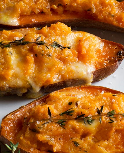 Twice-Baked Sweet Potatoes