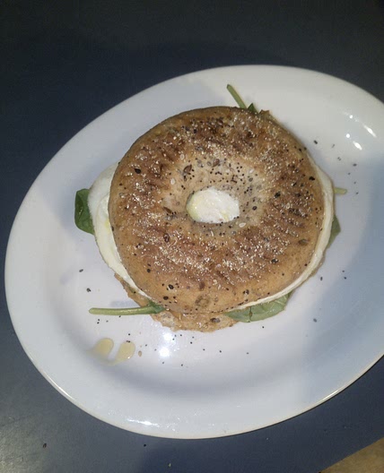 Healthy breakfast sandwich for on the go