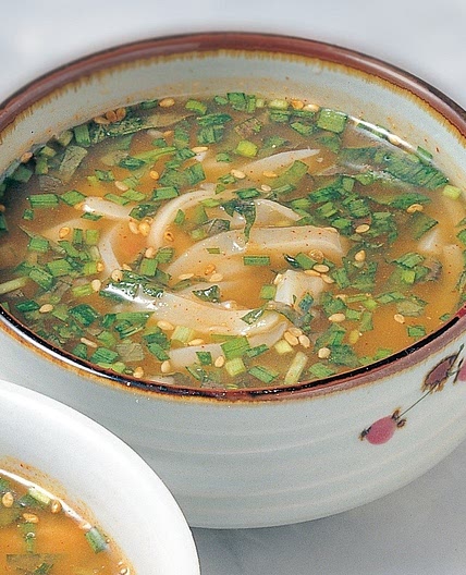 한치물회