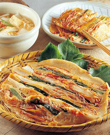 개성식 메밀김치부침개
