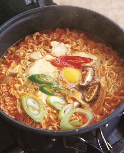 캠핑 순두부라면 만드는 법