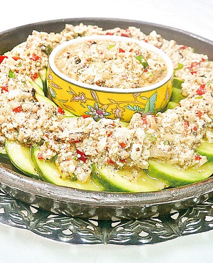 애호박두부들깨소스찜