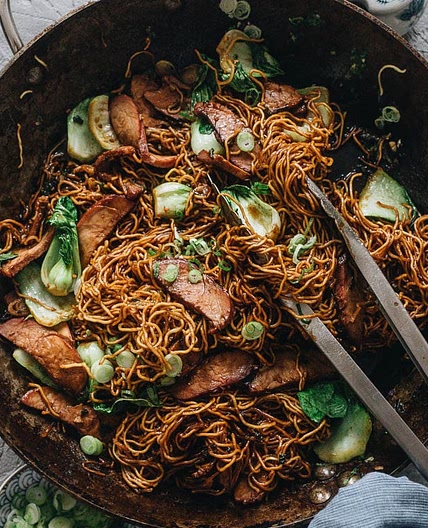 Char Siu Chow Mein (叉烧炒面)