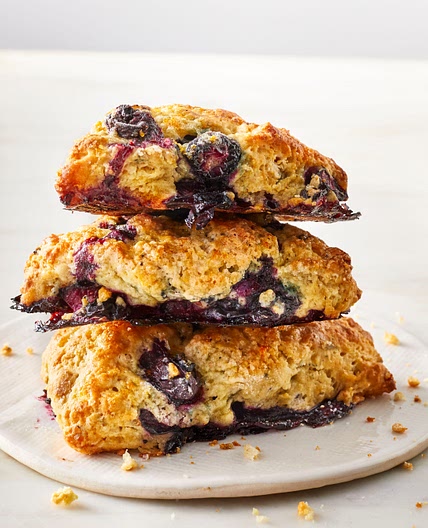 Air Fryer Mini Blueberry Scones