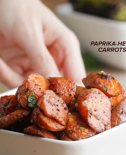 Paprika Herb Roasted Carrots Recipe by Tasty