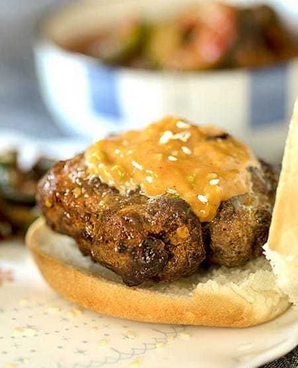 Air Fryer Beef Bulgogi Burgers