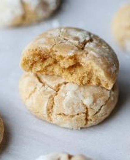 Brown Butter Cinnamon Crinkle Cookies