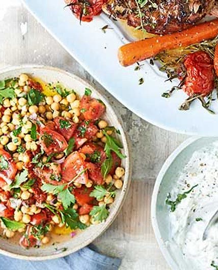 No-cook chickpea salad