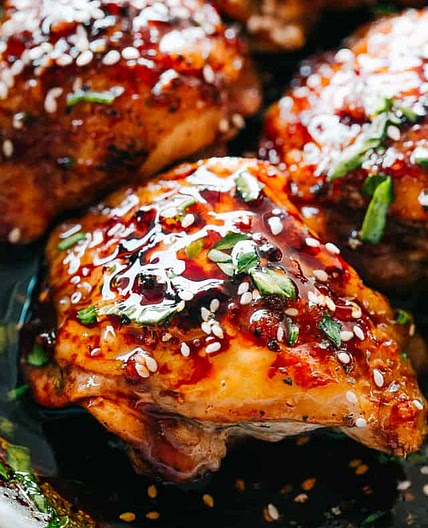 Instant Pot Sticky Chicken Thighs