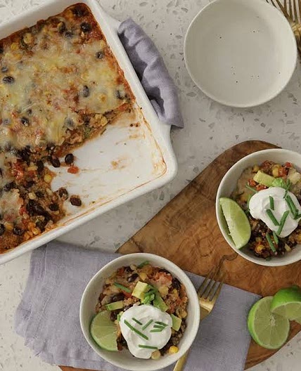 Quinoa Enchilada Casserole Recipe | Yummly