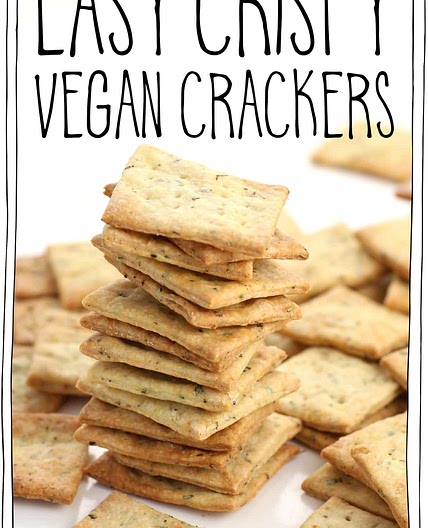 Easy Crispy Vegan Crackers